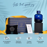 Gleevers Gift Set for Men|Gift Box pack of 2 with Perfume(100 ml) & Joker and Witch Watches for Men| Birthday Gift, Anniversary Gift, Valentine Gift, Christmas Gift, Secret Santa Gifts
